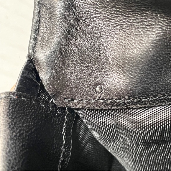 Prada black Tessuto nylon nappa leather trifold wallet vintage - Picture 10 of 10